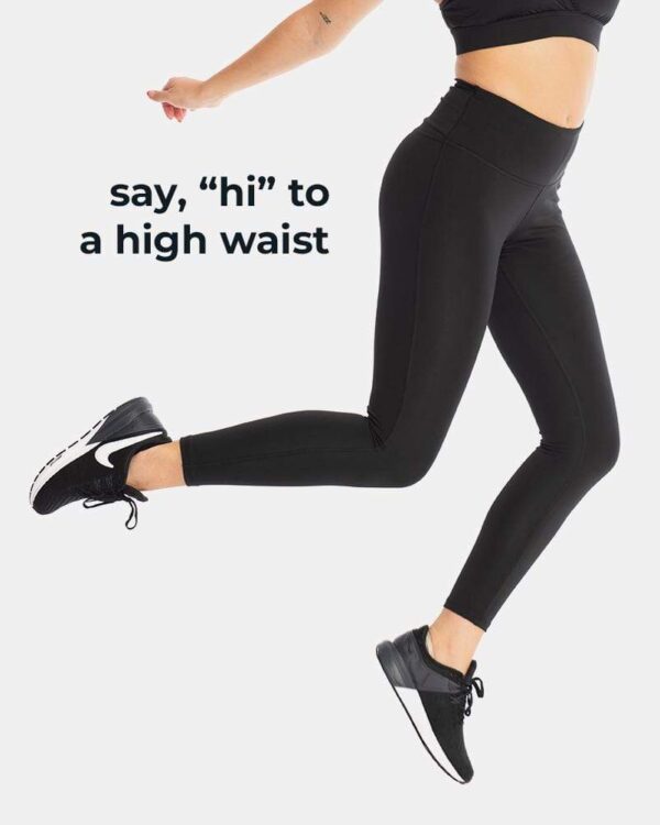 upscalefrenzi Squeeze Play High-Waist Leggings – Comfortable, Stylish Black Leggings for Fitness and Everyday Wear